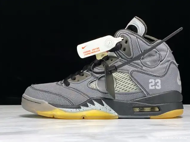 Air CT8480-001 Jordan 5 Off-White x Black 0505